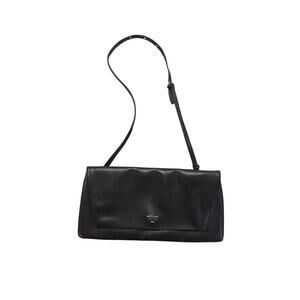 Matt & Nat Black Pebbled Vegan Leather Clutch Crossbody Bag